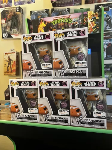 Funko POP Star Wars Ahsoka Tano Power of the Galaxy #578 Amazon Excl See Pics