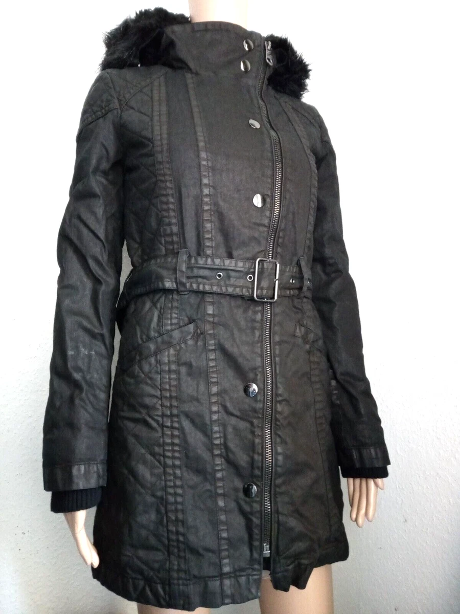 Fur lined 2025 wax jacket
