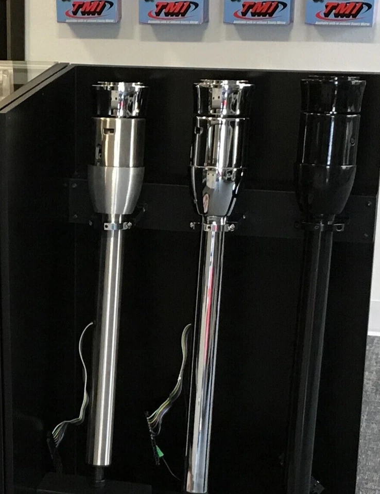 14英寸棕褐色乙烯基和抛光肌肉方向盘雪佛兰卡车1948-2002  — 第 4/4 张图片