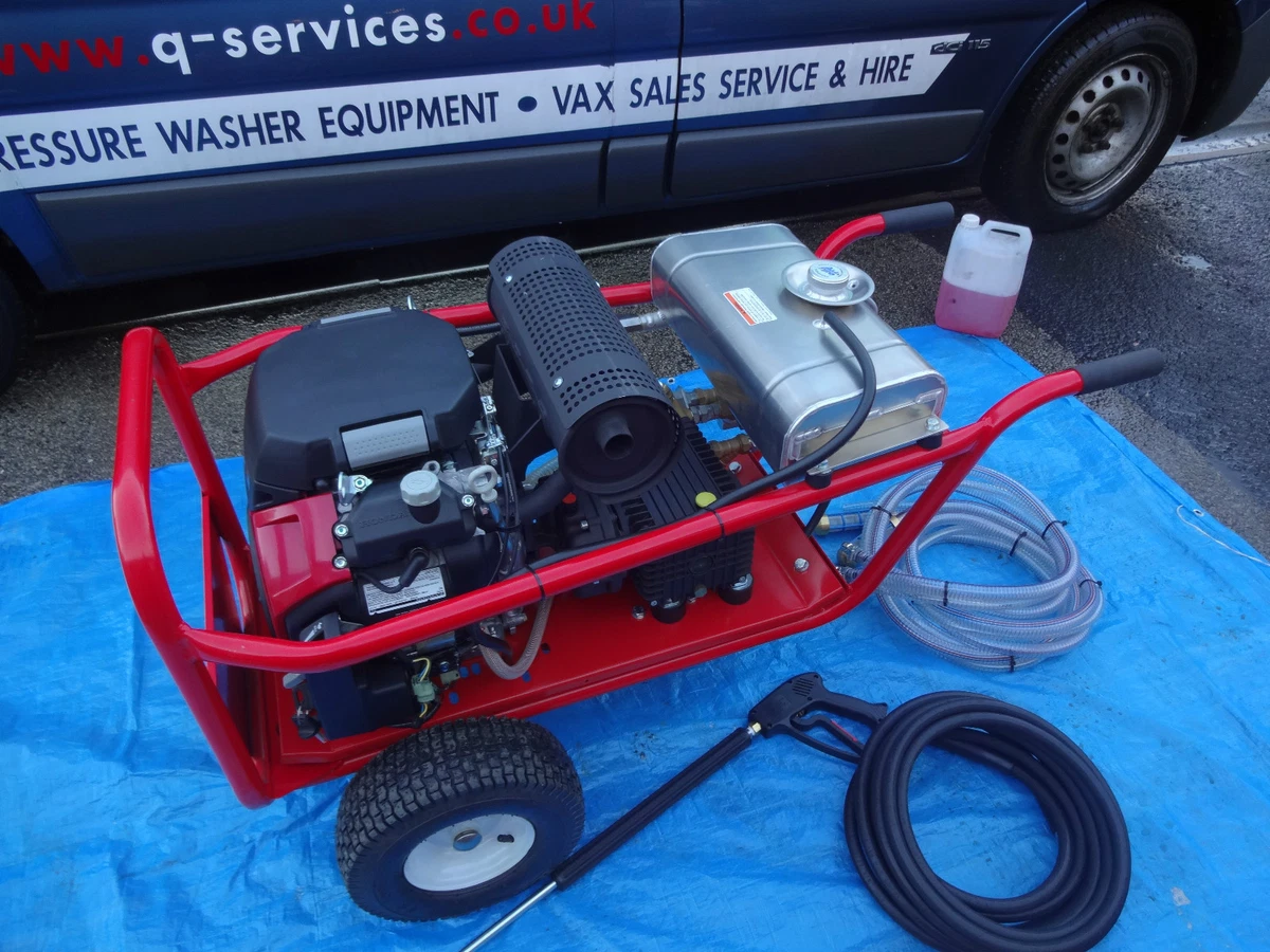 PRESSURE WASHER JETWASH HONDA ELECTRIC START GX630 HP20.8PETROL 30LTRS 200BAR