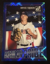 2018 Donruss BRYCE TUCKER American Pride Blue Rookie SP #d 63/249!