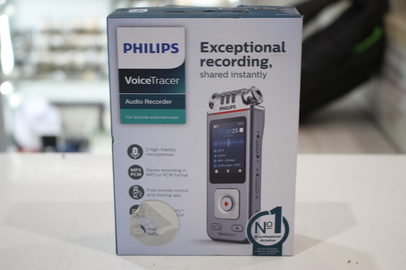 Philips DVT4110 VoiceTracer 8 GB Digital Audio Recorder 855971006472 eBay