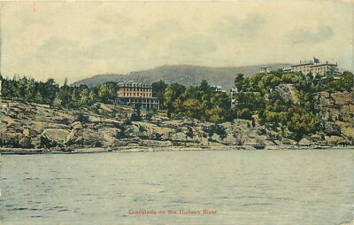 CRANSTON'S Hotel & Buttermilk Falls West Point Hintergrund Hudson Fluss