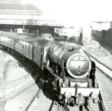 Vintage train photograph 46156 South Wales steam locomotive Southport railway 29