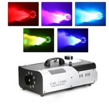 3in1 RGB LED Nebelmaschine Kabellose Fernbedienung  Fog Machine Nebler 1500W