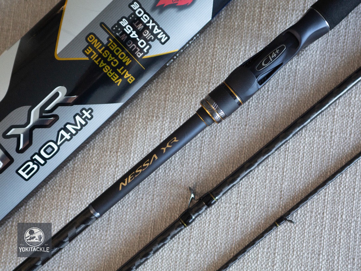 Shimano NESSA XR B104M+ Baitcasting Rod SHIPPING from JAPAN Shimano NESSA XR B104M+ Baitcasting Rod SHIPPING from JAPAN