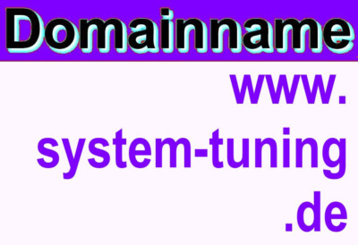 Domainname: (www.)system-tuning.de