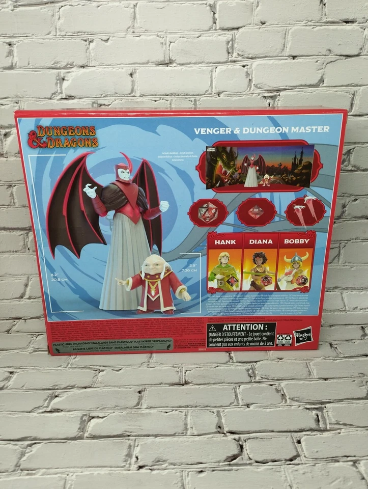 Dungeon Master & Venger Dungeons and Dragons Cartoon Classics Hasbro In Stock - Imagen 2 de 4