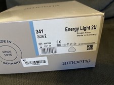 Amoena Breast Form/Prothesis 341 Natura Energy Light 2U Size 2 Zip Storage Case