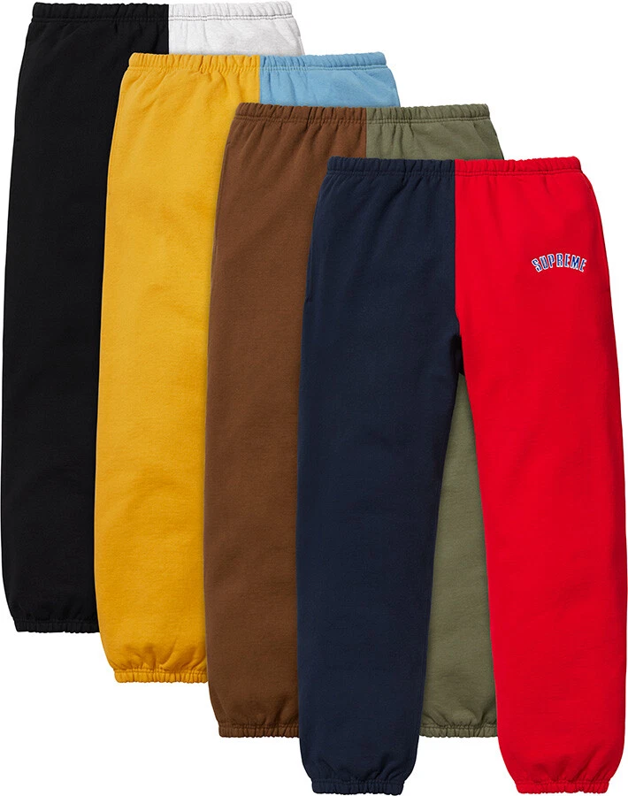 Pantalon de survêtement Supreme Split FW18 (FW18SW68) homme taille M XL