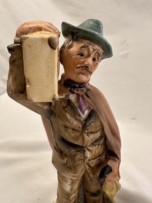 Vtg 2 Norleans Japan Figurines Old Man Woman Elderly Couple