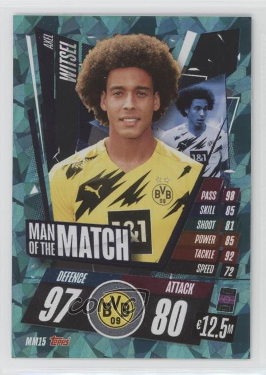 2020-21 Topps Match Attax UEFA Champions League Man of the Axel Witsel #MM15 0l2