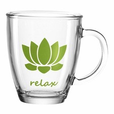 montana : :soul mug teacup coffee cup glass cup glass green 250 ml 057234