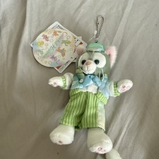 Tokyo Disney Sea Duffy 20th Anniversary Colorful Happiness Keychain Gelatoni