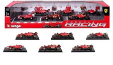 Ferrari Racing Formula 1 1:43 Scale Metal Pack of 6 New Box Collector F1