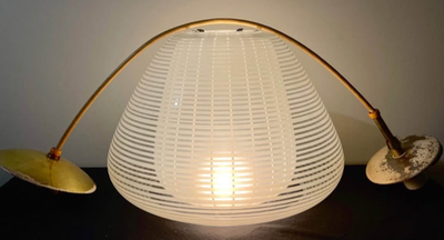 Ca 1950s MCM Wilhelm Wagenfeld MUNICH Pendant Lamp for Peill