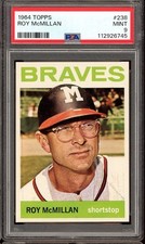 1964 Topps Baseball #238 Roy Mcmillan PSA 9