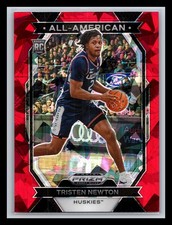 Tristen Newton Connecticut 2024 Panini Prizm Draft - All-American Red Ice #9