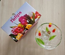 Schicke Obstschale mit Fuß Walther Glas Tulpen