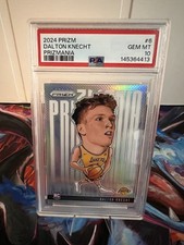 2024 PANINI PRIZM DALTON KNECHT PRIZMANIA SILVER ROOKIE PSA 10 LAKERS POP 11