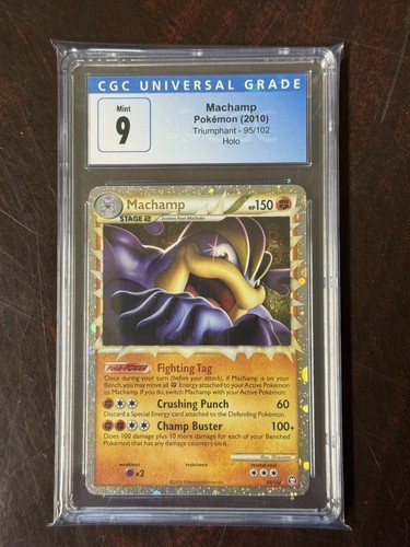 Machamp graded CGC 9 for sale on eBay