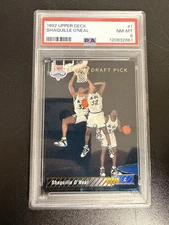 1992 Upper Deck Shaquille O'NEAL #1 RC ROOKIE PSA 8