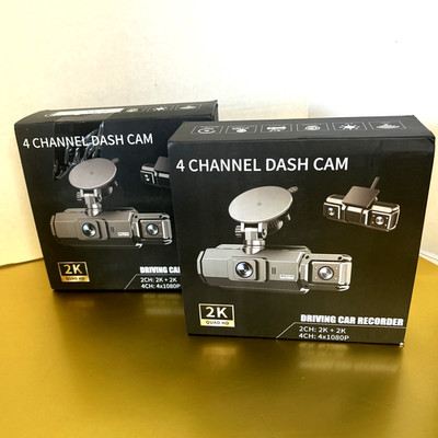 2 PCS. - 2K QUAD HD DASH CAMS -Brand New in Box - $99 Value