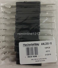 Install Bay ANL300-10 Nickel 300 Amp ANL Fuse Car / Boat / Truck - Pack of 10