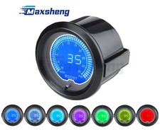 2 52mm Digital Turbo Boost Gauge -35-30psi 7 Color Led Display Car Boat Auto Us
