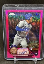 2023 Topps Chrome Update- Rookie Debut Michael Busch Magenta Refractor /399 (RC)