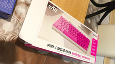 Bluehive Wireless Illuminated Keyboard Pink O...