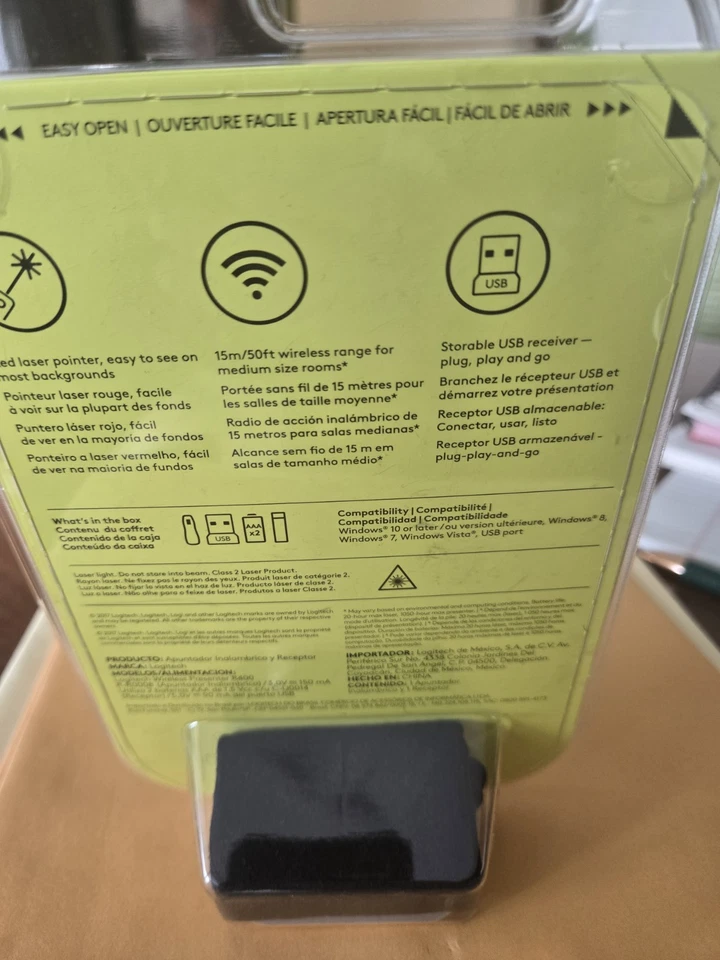 New & Sealed - Logitech Laser Presentation Remote Black - Image 2 of 2