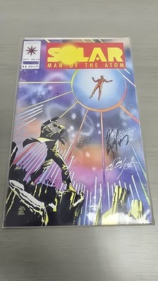 Valiant SIGNED Solar: Man of the Atom No. 14 Comic Book Superheroes Color