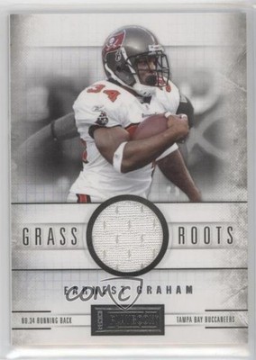 2011 Panini Playbook Grass Roots Materials 26/49 Earnest Graham #47 uk5
