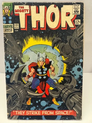 The Mighty Thor #131 Vintage Marvel Comics Silver Age 1966
