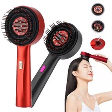 Electric Scalp Massage Comb Hair Growth, Red Light Therapy Brush Head Massager