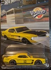 1/64 HOT WHEELS VINTAGE RACING CLUB 1969 FORD MUSTANG BOSS 302 YELLOW 3/5