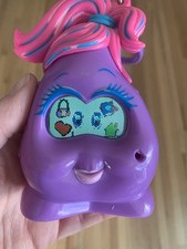 Blinkies Virtual Friend Toy Purple With Pink Hair Vtg WORKS Tamagotchi Playmates