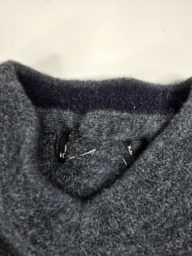 100% Extra Fine Merino Wool Sweater Kids 7 To 8 Years Round Neck V-Neck Winter - Picture 2 of 9
