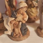 Vintage Resin Nativity Scene Hand Painted 6 Pieces — photo 7
