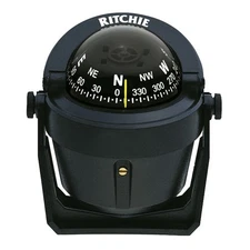 Ritchie Compass, Bracket Mount, 2.75" Dial, Black. B-51