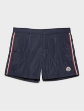 Moncler Logo Patch Swim Shorts 133040407