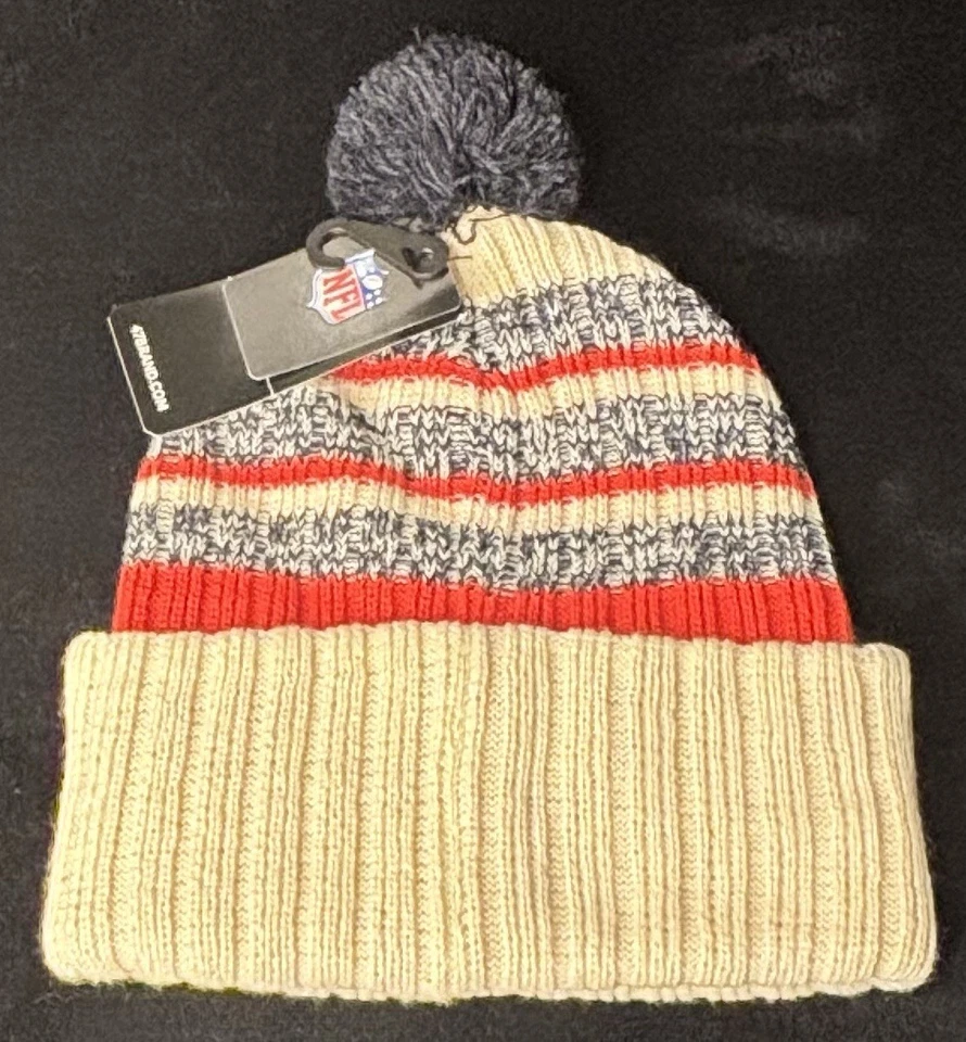 Houston Texans OSFM Taberna Puño Tejido Gorro Calcetín Sombrero Con POM Nuevo Con Etiquetas Foto 2 de 3