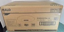 Halo 18-pack 6 Led Surface Lights 4000k 900 Lumens Dimmable Hlce6099401ewh Halo 18-pack 6 Led Surface Lights 4000k 900 Lumens Dimmable Hlce6099401ewh