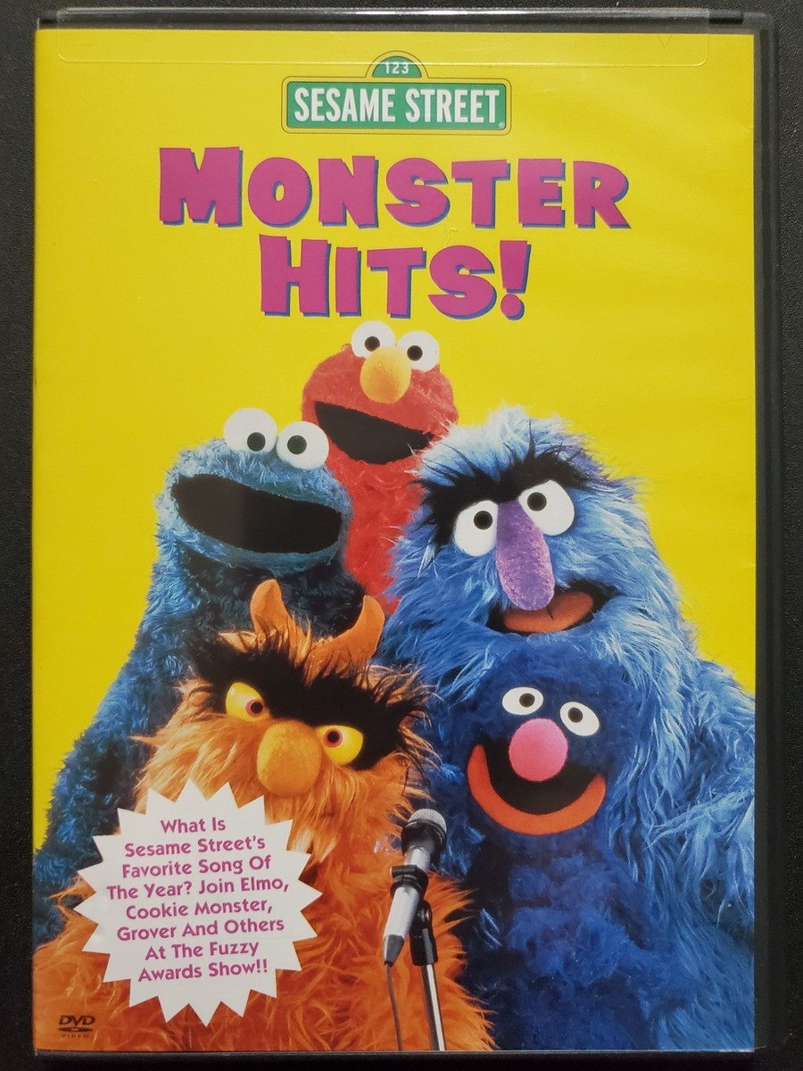 Sesame Street - Monster Hits (DVD, 2003) Elmo Grover Cookie