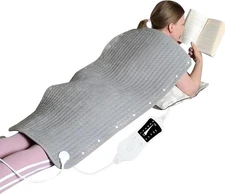 Extra Large Electric Heating Pad 40x20 Pain Relief 6 Heat Settings Auto Off
