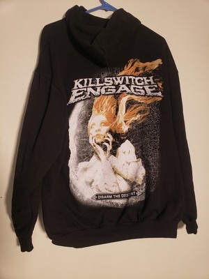Killswitch Engage Disarm The Descent Graphic Black Hoodie Sweatshirt - Rare