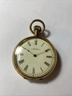 Antique Or Vintage Waltham Gold Color Pocket Watch Off White Dial