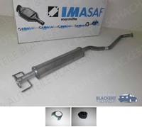 Imasaf Auspuff Mitteltopf + Anbauteile FüR Opel Corsa C 1.7 Cdti 74Kw 2003-