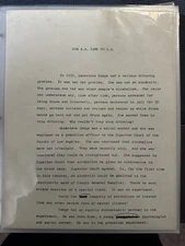 "How A.A. Came to Los Angeles"  ....from the Sybil C. Collection 